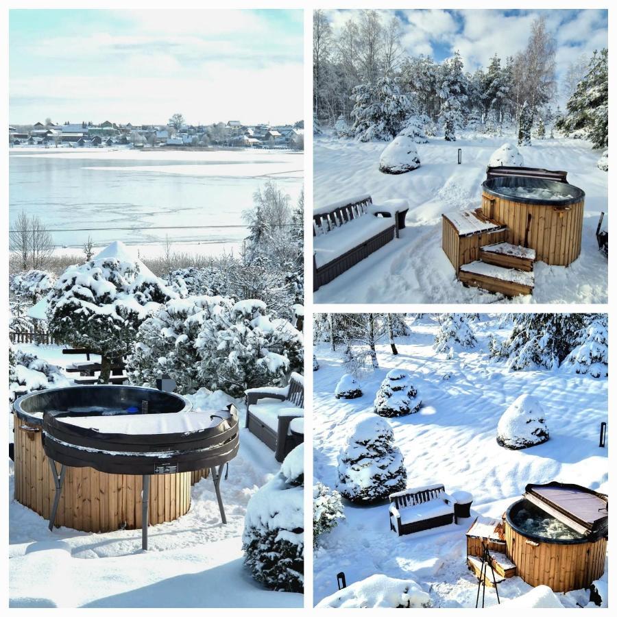 Dom Na Wzgorzu Z Widokiem Na Jezioro Z Balia I Sauna Lipnica  Esterno foto